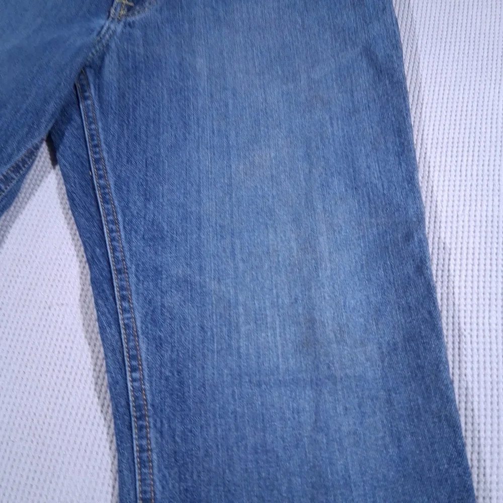 Cinch Up Mens Straight Leg Jeans Med Wash Blue Cotton Denim 31x32 (Fits 32x32)